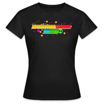 Mystérieux comme un ovni - T-shirt Femme - noir - Devant - AI Model Female 172 dark (172cm)