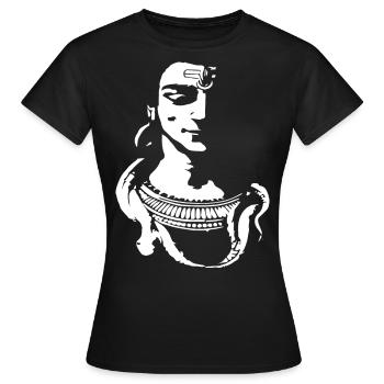 shiva - T-shirt Femme - noir - Devant - AI Model Female 172 dark (172cm)