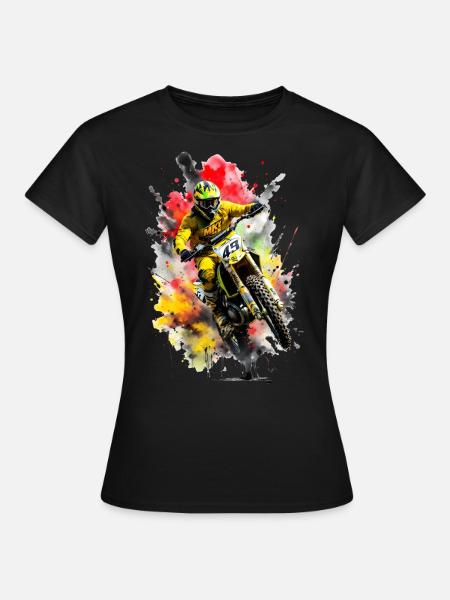 Motocross Splash - Women's T-Shirt - black