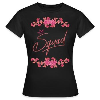 Squad bride - Bridal Team - Women's T-Shirt - black - Front - AI Model Female 172 dark (172cm)