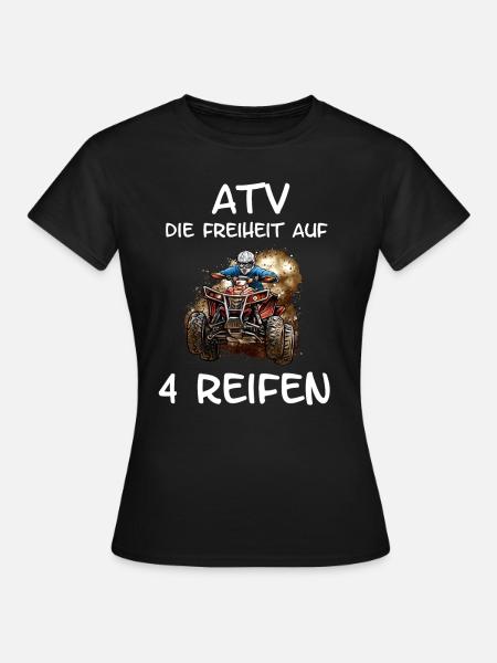 ATV Quad Offroad - Frauen T-Shirt - Schwarz