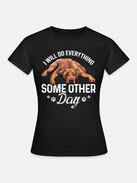 Rhodesian Ridgeback - Frauen T-Shirt - Schwarz