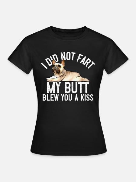 Franse bulldog - Vrouwen T-shirt - zwart
