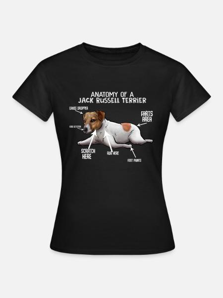 Jack Rusell Terrier - T-shirt Femme - noir