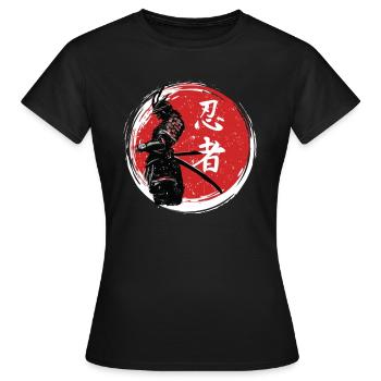 Samurai Warrior & Samurai Sword & Samurai Armor - Women's T-Shirt - black - Front - AI Model Female 172 dark (172cm)