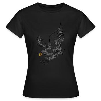 aigle - T-shirt Femme - noir - Devant - AI Model Female 172 dark (172cm)