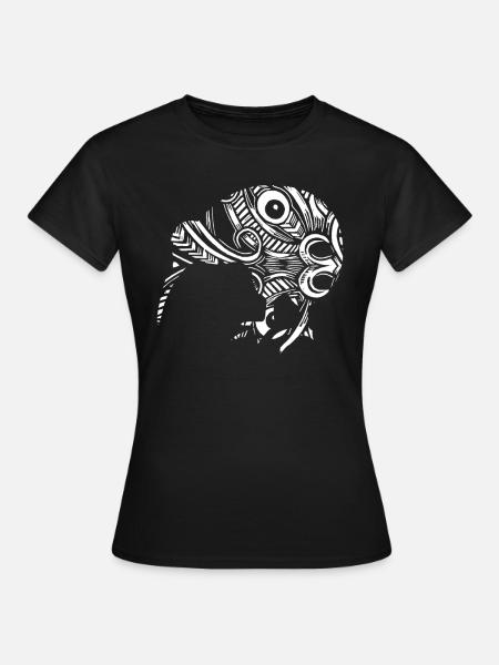 Neuseeland Kiwi - Frauen T-Shirt - Schwarz