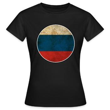 Russie Moscou - T-shirt Femme - noir - Devant - AI Model Female 172 dark (172cm)