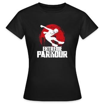 Parkour Passage Parkour - T-shirt Femme - noir - Devant - AI Model Female 172 dark (172cm)