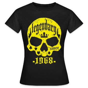 Legendary since 1968 - Frauen T-Shirt - Schwarz - Vorne - AI Model Female 172 dark (172cm)