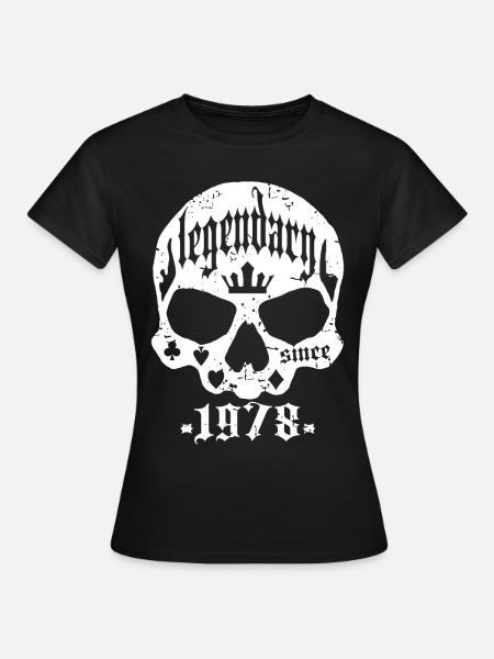 Legendär seit 1978 - Frauen T-Shirt - Schwarz