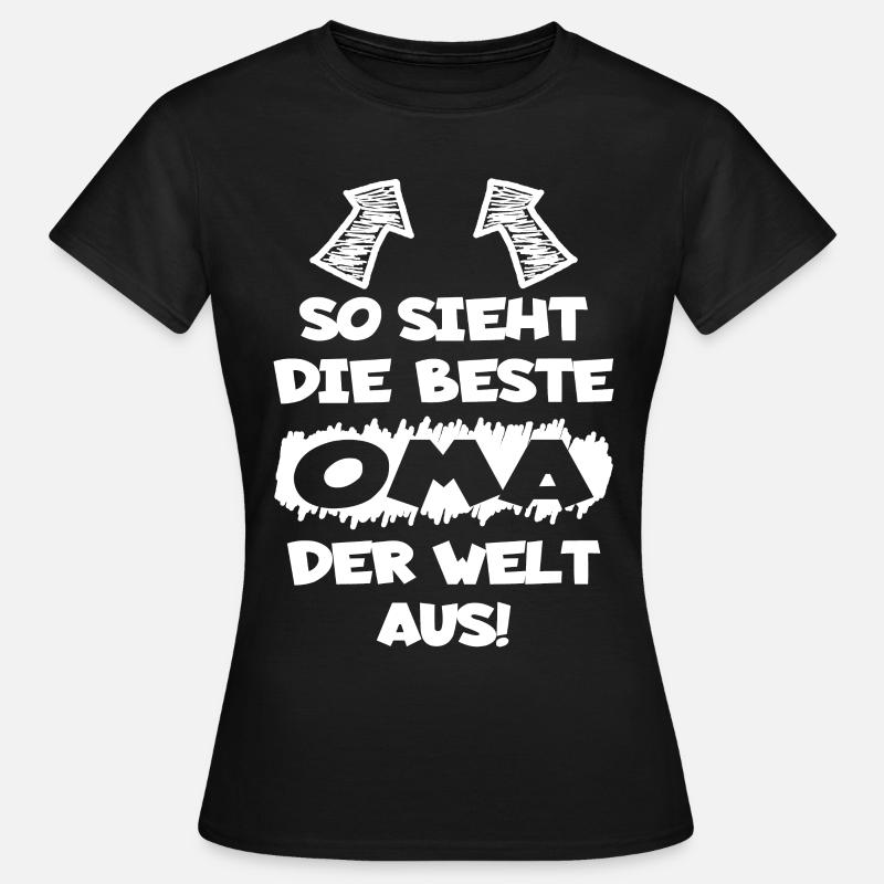 Oma 2020 Großmutter Geschenk - Frauen T-Shirt - Schwarz