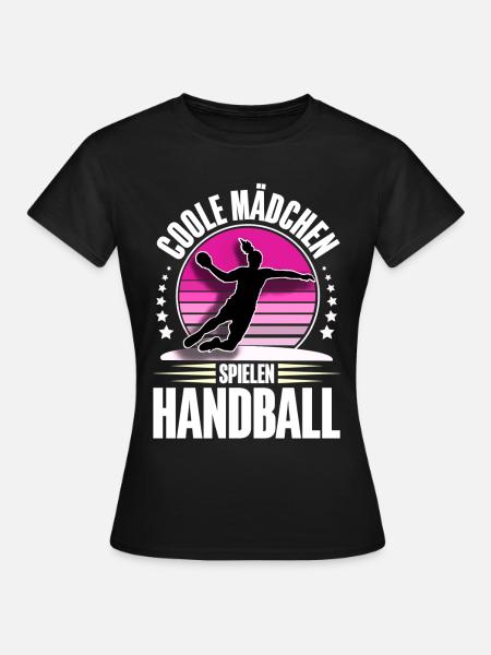 Handball Handballerin Frauen Handball - Frauen T-Shirt - Schwarz