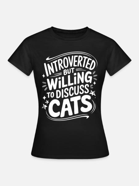 Introvertierter asozialer introvertierter - Frauen T-Shirt - Schwarz