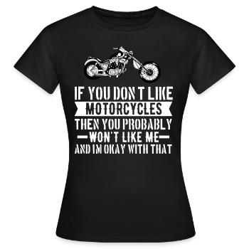 Bikers - Women's T-Shirt - black - Front - AI Model Female 172 dark (172cm)