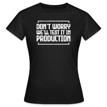 Programmierer Code Informatik Coder Geschenk - Frauen T-Shirt - Schwarz - Vorne - AI Model Female 172 dark (172cm)