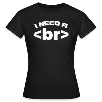 Programmierer - Frauen T-Shirt - Schwarz - Vorne - AI Model Female 172 dark (172cm)