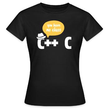 Programmeur - T-shirt Femme - noir - Devant - AI Model Female 172 dark (172cm)