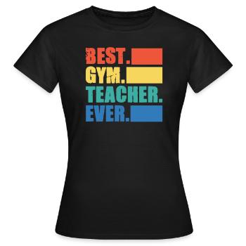 Entraîneur de fitness - T-shirt Femme - noir - Devant - AI Model Female 172 dark (172cm)