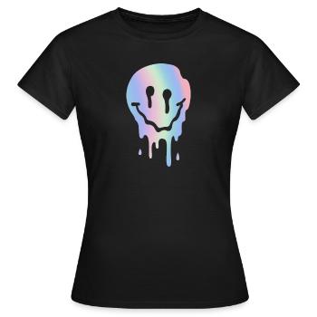 Techno - T-shirt Femme - noir - Devant - AI Model Female 172 dark (172cm)