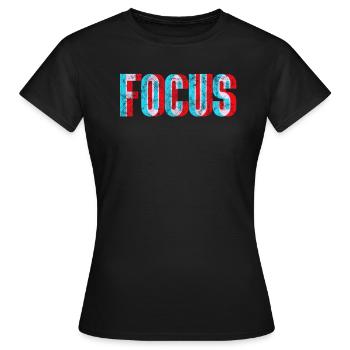 Techno - T-shirt Femme - noir - Devant - AI Model Female 172 dark (172cm)