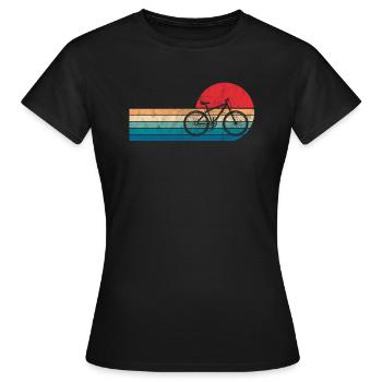 vélo de montagne - T-shirt Femme - noir - Devant - AI Model Female 172 dark (172cm)