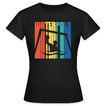 Water polo - T-shirt Femme - noir - Devant - AI Model Female 172 dark (172cm)