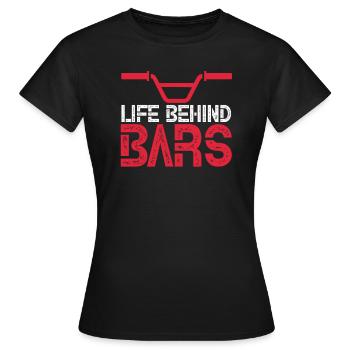 BMX - Frauen T-Shirt - Schwarz - Vorne - AI Model Female 172 dark (172cm)