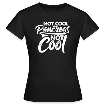diabetes - Women's T-Shirt - black - Front - AI Model Female 172 dark (172cm)