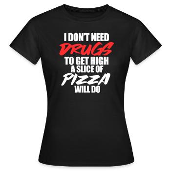 diabetes - Women's T-Shirt - black - Front - AI Model Female 172 dark (172cm)