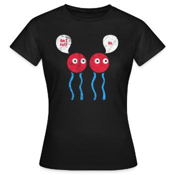 Biology - Women's T-Shirt - black - Front - AI Model Female 172 dark (172cm)