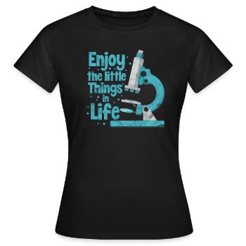 Biologie Wissenschaft Chemie Labor Geschenk - Frauen T-Shirt - Schwarz - Vorne - AI Model Female 172 dark (172cm)
