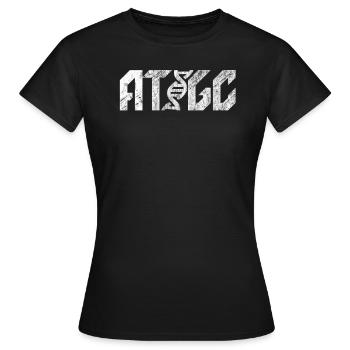 Biology science chemistry laboratory gift - Women's T-Shirt - black - Front - AI Model Female 172 dark (172cm)