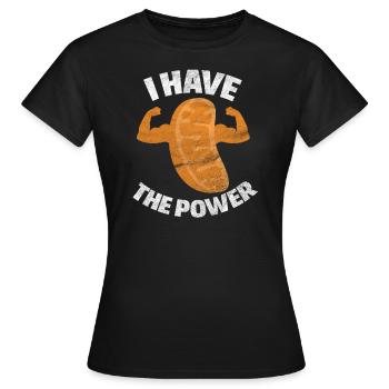 biology - Women's T-Shirt - black - Front - AI Model Female 172 dark (172cm)
