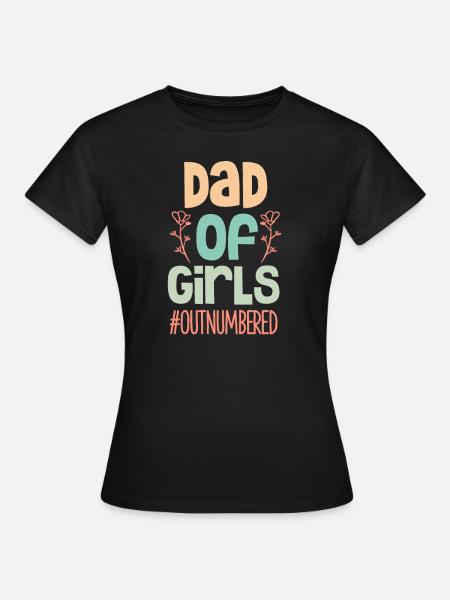 father daughter - Women's T-Shirt - black