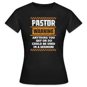 pasteur - T-shirt Femme - noir - Devant - AI Model Female 172 dark (172cm)