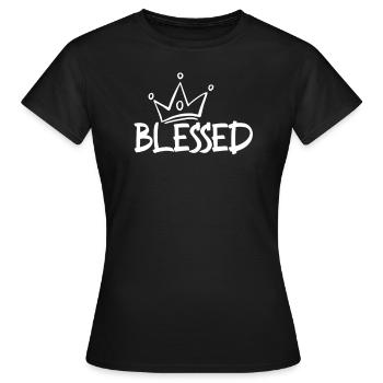 Christlich Jesus Gott Bibel Christus Geschenk - Frauen T-Shirt - Schwarz - Vorne - AI Model Female 172 dark (172cm)