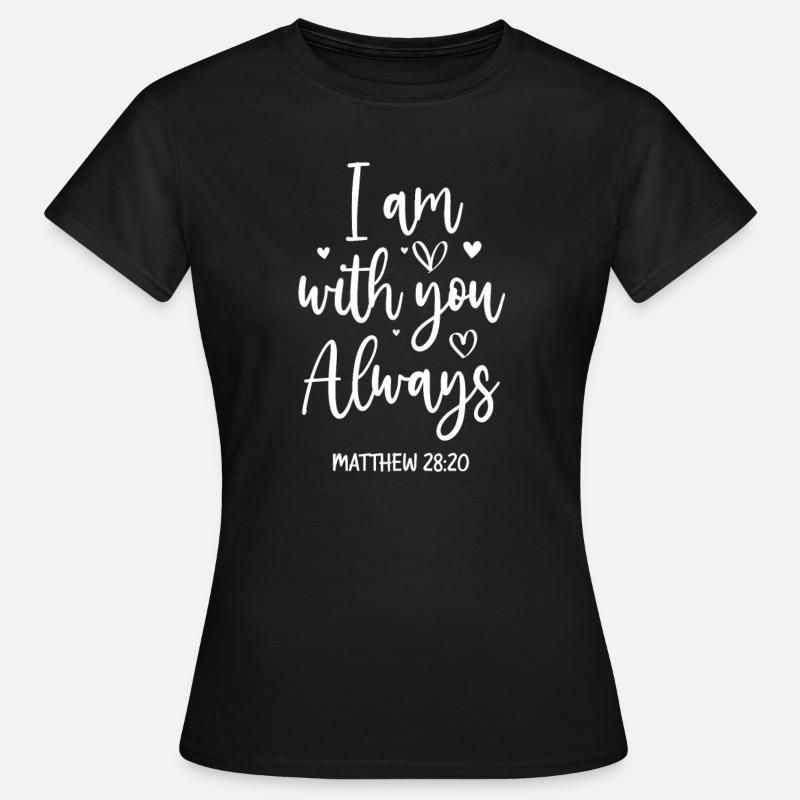 Jesus - Dame-T-shirt - sort