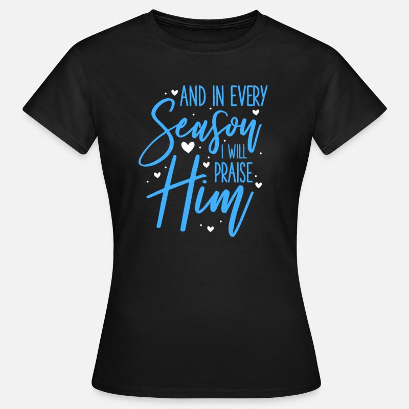 Jesus - Dame-T-shirt - sort