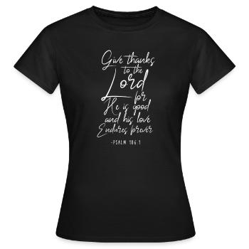 Jésus - T-shirt Femme - noir - Devant - AI Model Female 172 dark (172cm)