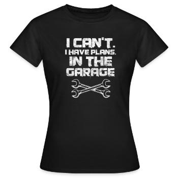 Automechaniker - Frauen T-Shirt - Schwarz - Vorne - AI Model Female 172 dark (172cm)