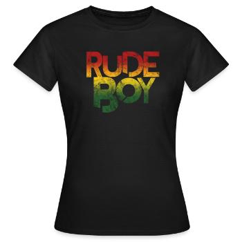 Rasta Rastafari Reggae Jamaica Ragga Geschenk - Frauen T-Shirt - Schwarz - Vorne - AI Model Female 172 dark (172cm)