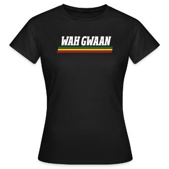 Rasta Rastafari Reggae Jamaica Ragga Geschenk - Frauen T-Shirt - Schwarz - Vorne - AI Model Female 172 dark (172cm)