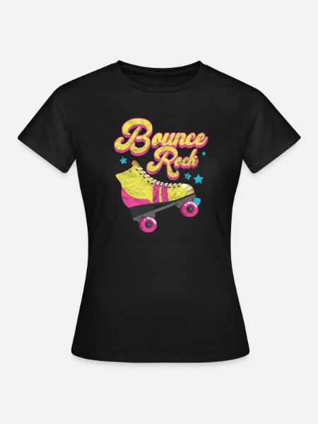 80er Jahre - Dame-T-shirt - sort