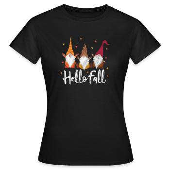 Autumn Dwarf - Women's T-Shirt - black - Front - AI Model Female 172 dark (172cm)