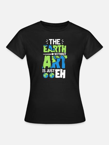 Kunst - Frauen T-Shirt - Schwarz