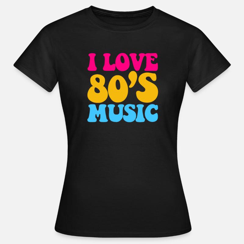80s - Women's T-Shirt - black