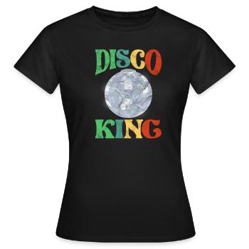 Disco - T-shirt Femme - noir - Devant - AI Model Female 172 dark (172cm)