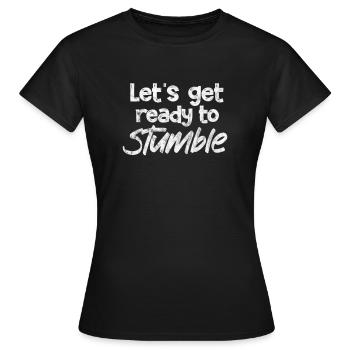 Alcool - T-shirt Femme - noir - Devant - AI Model Female 172 dark (172cm)
