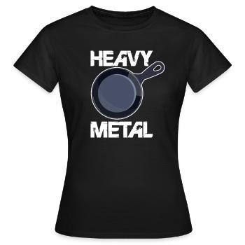 Cuisine cuisine cuisine cuisine restaurant chef cadeau - T-shirt Femme - noir - Devant - AI Model Female 172 dark (172cm)